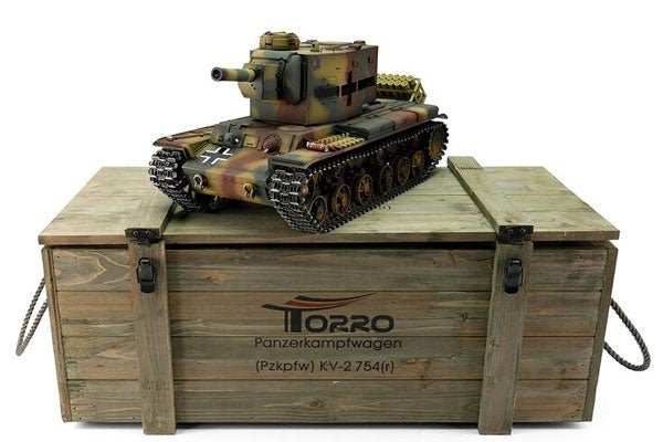 PRO-EDITION KV-2 754(R) - MIMETICO - INFRAROSSI 1:16 - FUMO CANNONE - Image 5