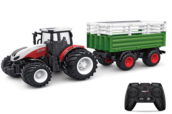 RC 6644K - TRATTORE CON CARRELLO 1:24