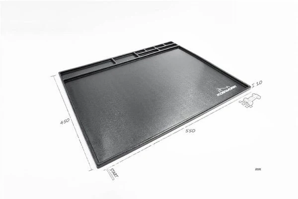 PIASTRA DI MONTAGGIO KOSWORK 550X450MM NERO - Image 2