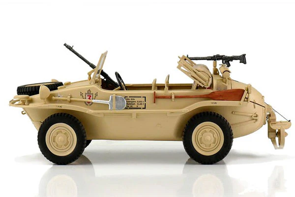 VW SCHWIMMWAGEN T166 - VEICOLO MILITARE 1:16 - SABBIA - Image 3