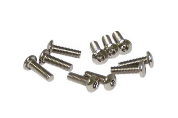 TESTA BOMBATA M3 x 10mm - 10 PEZZI