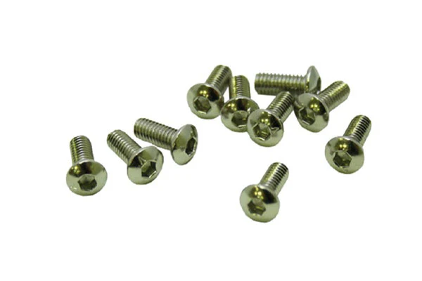 TESTA BOMBATA M3 x 8mm - 10 PEZZI